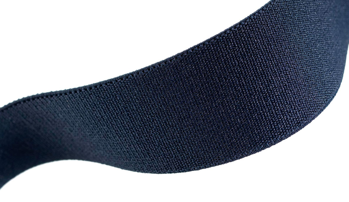 Trägergummiband: elastisches Band gewebt