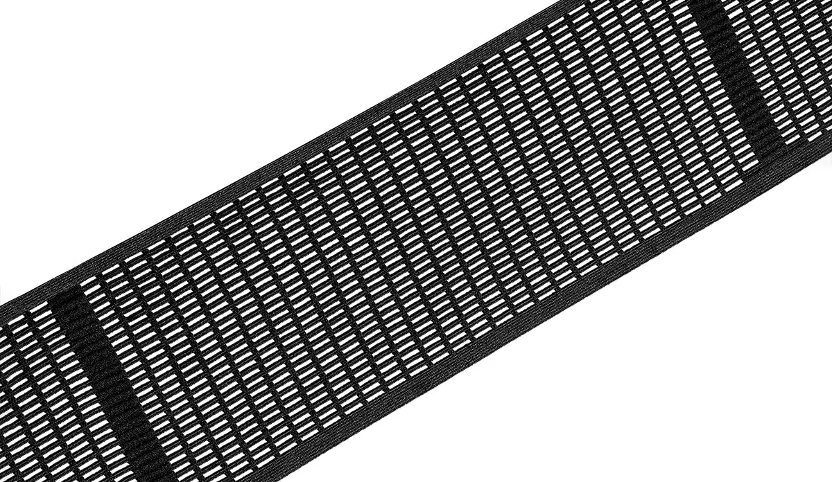 Raschel tape with holes, elastic JUMBOTextil